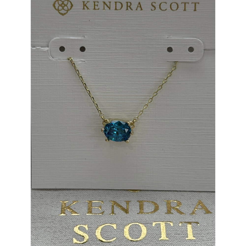 Kendra Scott Blue Pendant Necklace